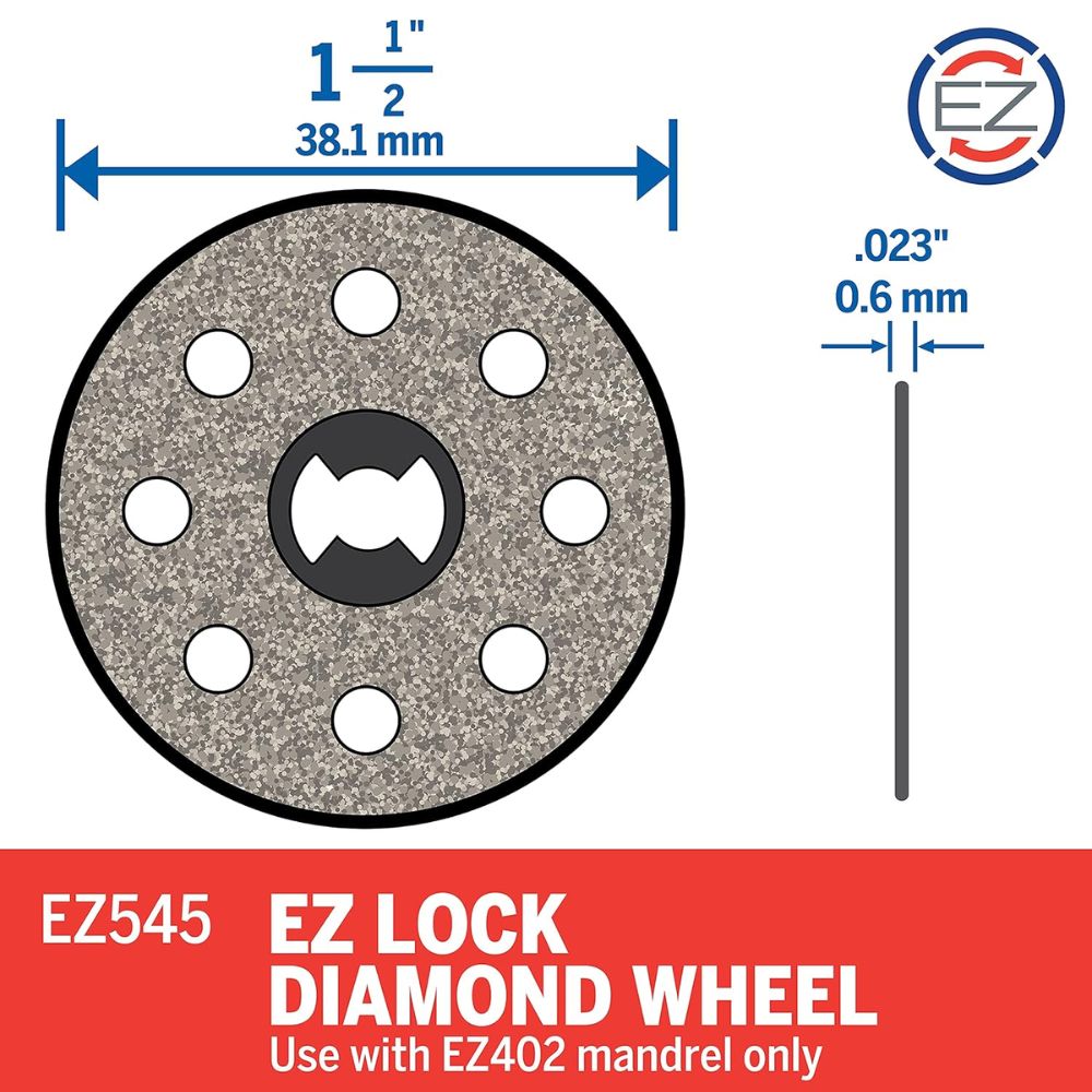 Dremel EZ545 EZ Lock Diamond Wheel - 2