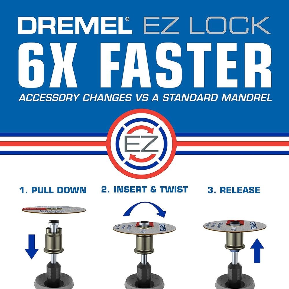 Dremel EZ545 EZ Lock Diamond Wheel - 3