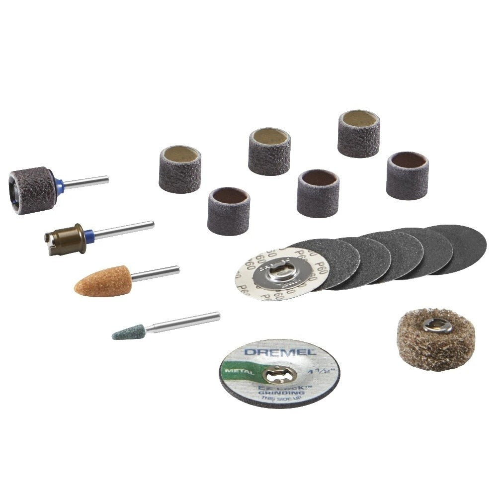 Dremel EZ727-01 EZ Lock Sanding and Grinding Accessory Micro Kit for Rotary Tools (18 Pack) - 5