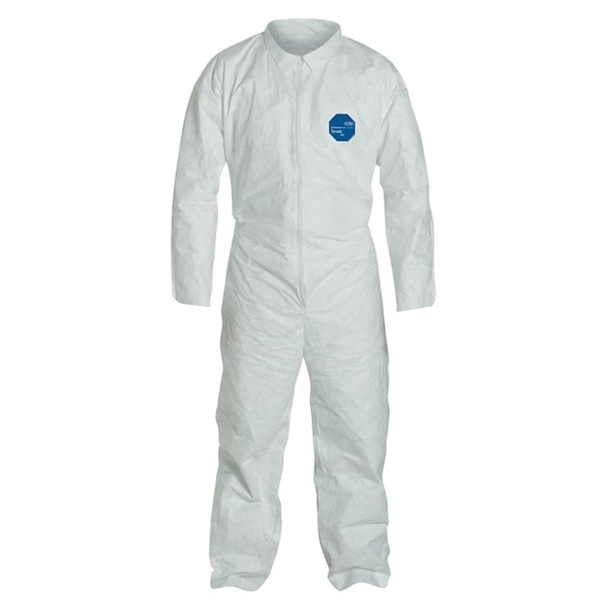 DuPont TYVEK 400 251-TY120S-3XL White Collared Disposable Coverall with Open Cuff 3XL (25 Pack)