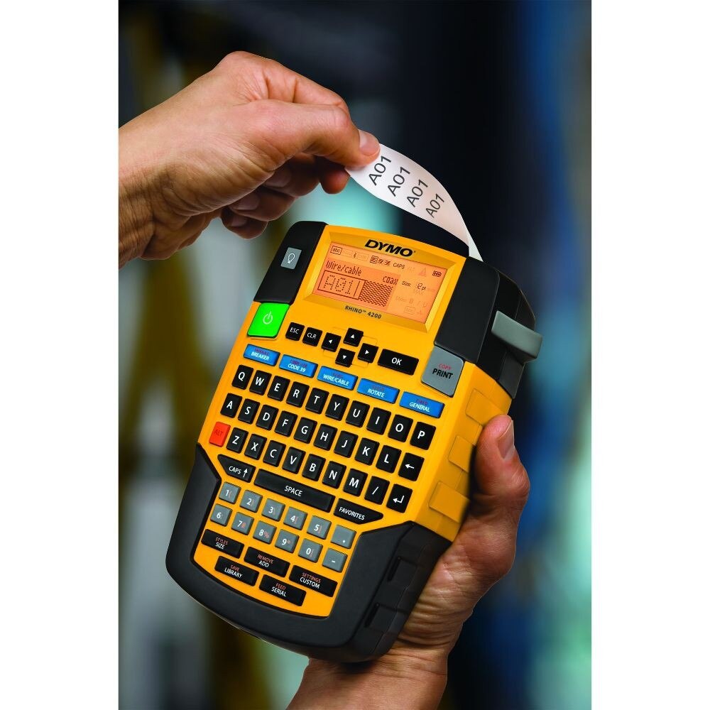Dymo 1835374 Rhino 4200 Industrial Labeling Kit - 3