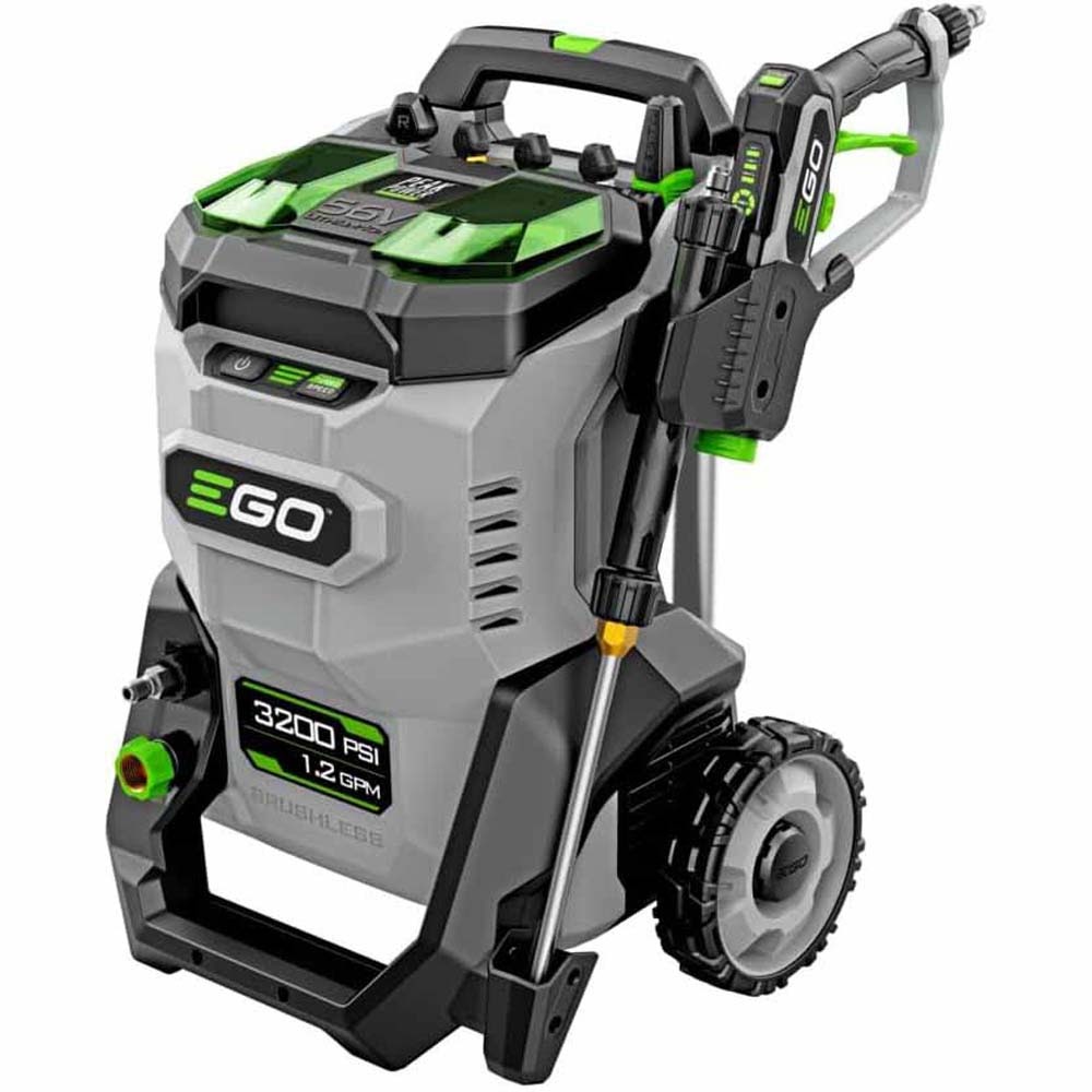 EGO HPW3204-2 3200PSI Cold Water High Pressure Washer Kit (2*6Ah, 320W charger) - 3