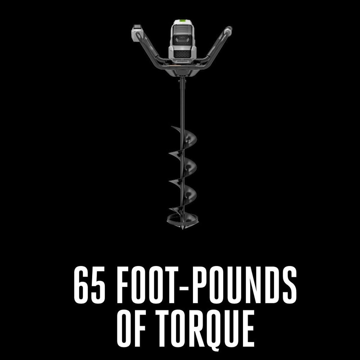 EGO IG0800 Ice Auger Bare Tool with 8 in. Ice Auger Drill Bit - 2