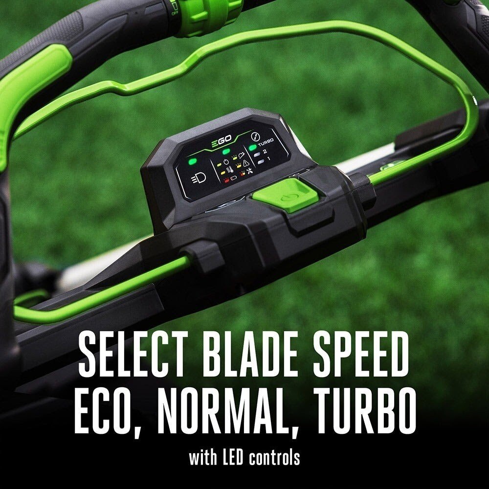 EGO LM2236SP POWER+ 1000 Series Mower 22" Super Comp Deck Self-Propelled Battery and Turbo Charger - 8