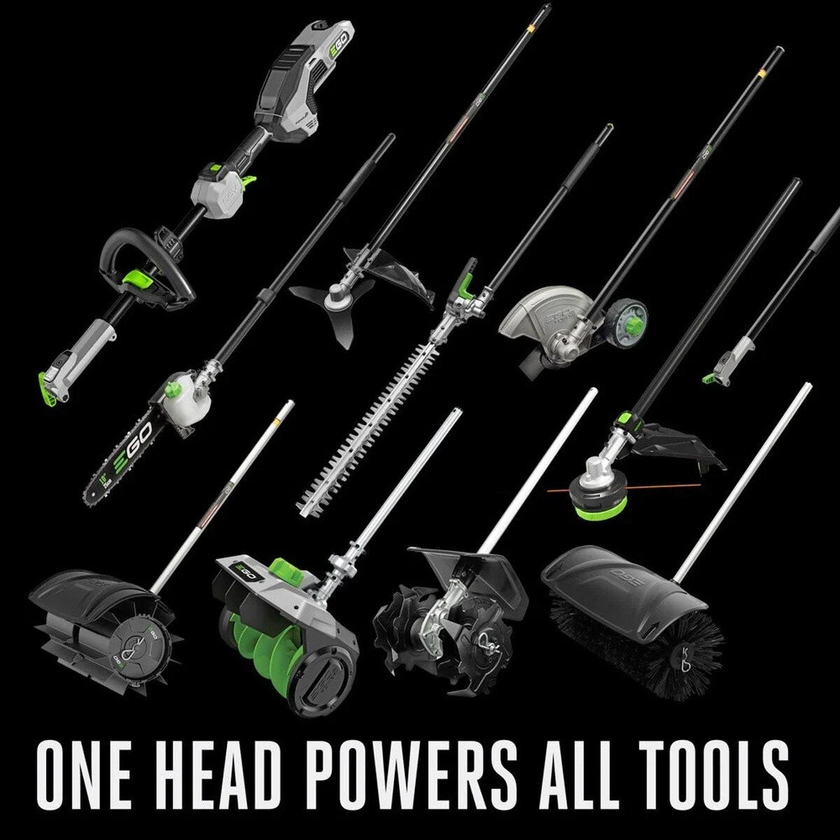 EGO Power+ ME0820 8 in. Multi-Head Carbon Fiber Shaft Edger Tool Only - 7