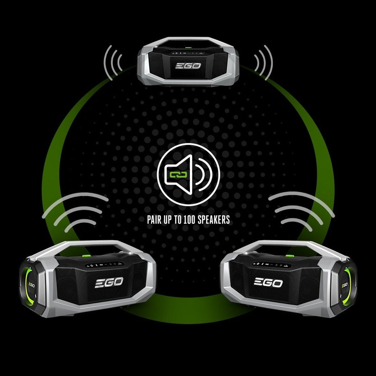 EGO SK1800 POWER Plus 180W Bluetooth Speaker with True Wireless Stereo USB C PD and IP54 - 2
