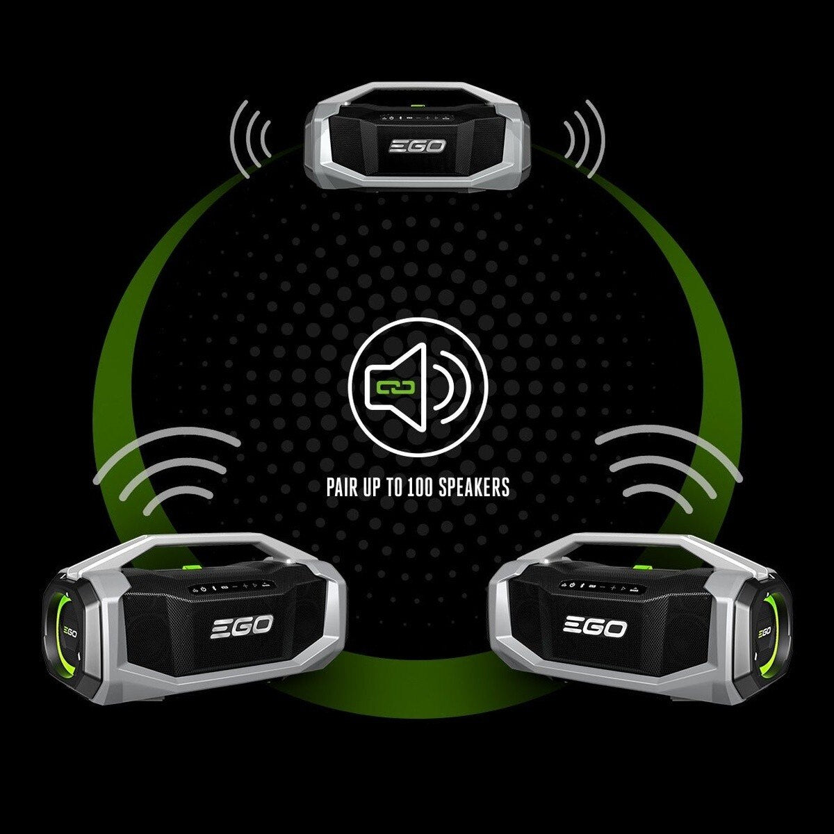 EGO SK1800 POWER Plus 180W Bluetooth Speaker with True Wireless Stereo USB C PD and IP54 - 2