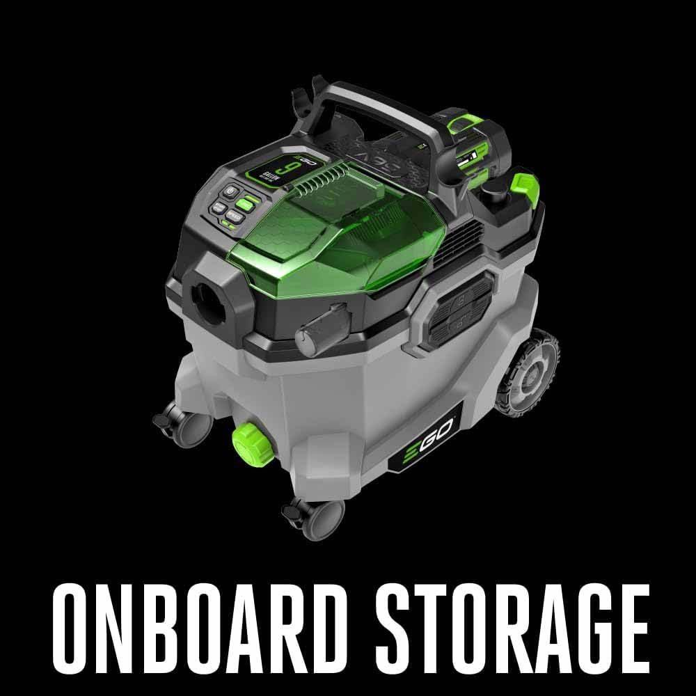 EGO WDV0904 Wet/Dry Vacuum Kit (5.0Ah, 320W charger) - 3