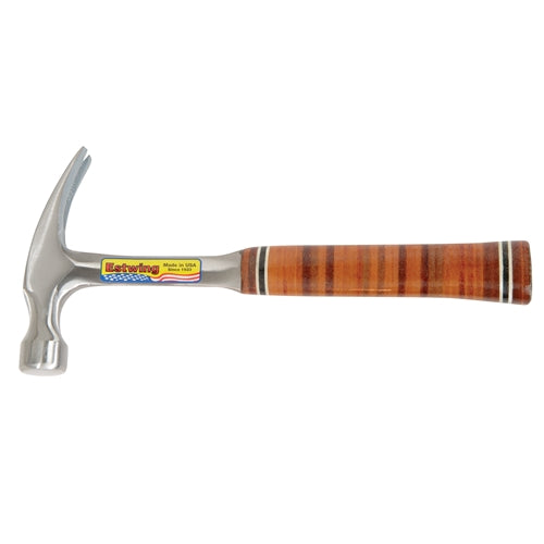 ESTWING Ultra Series 19 Oz Rip Claw Framer – Milled Face, Shock Reduction Grip, Made In USA (E6-19SM, Blue)