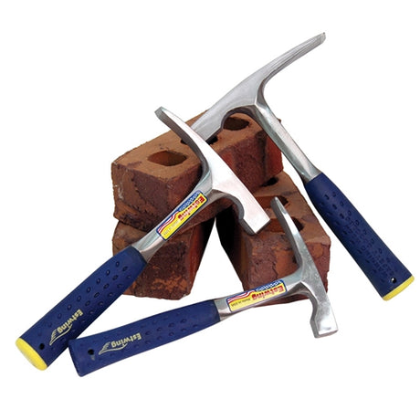 MarshallTown E324BLC 16669 - Steel Brick Hammer-24oz with Nylon/Vinyl Cushion Grip