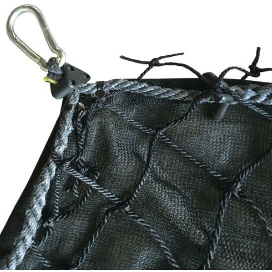 Eagle Industries-Enclosures PSN-1020L-FR 10' x 20' Personnel Safety Net, Black - 3