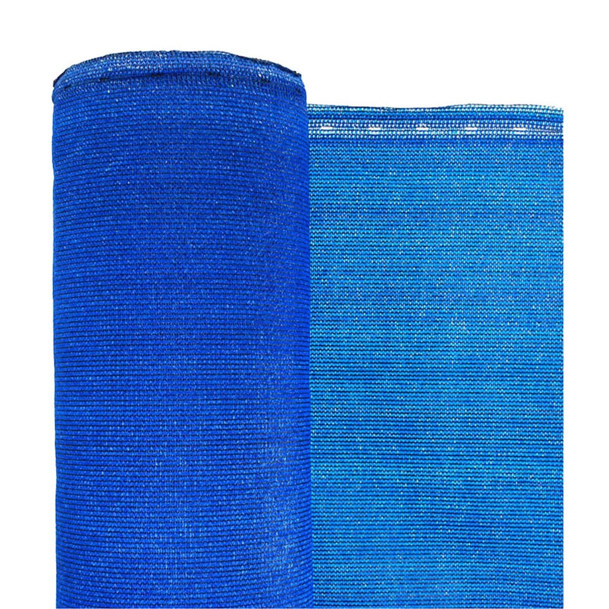 Eagle Industries PFG-5850-BLU 5' 8" x 50' Blue Privacy Screen Netting Roll with Grommets (3 Bale)