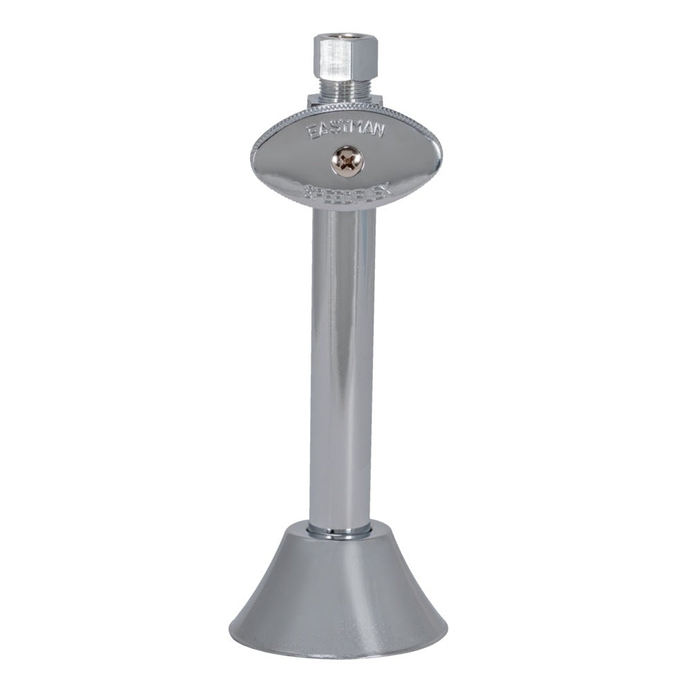 Eastman 04183LF 3/8 in. OD x 1/2 in. Sweat Multi-Turn Straight Stop Valve with Extension Tube - 2