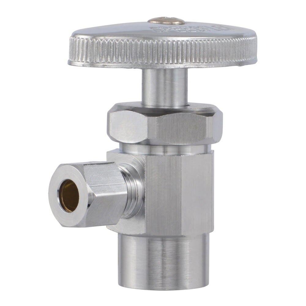 Eastman 04384LF 1/4 in OD x 1/2 in Sweat Multi-Turn Angle Stop Valve