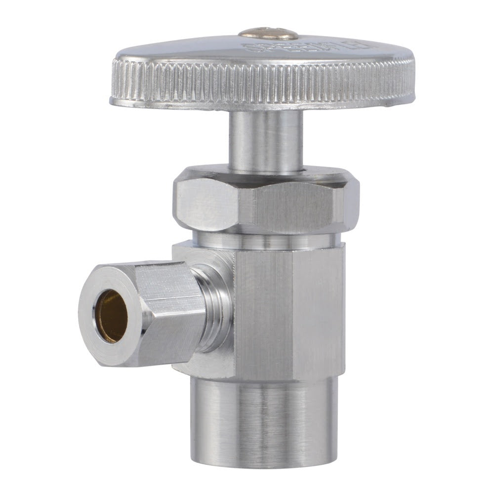 Eastman 04384LF 1/4 in OD x 1/2 in Sweat Multi-Turn Angle Stop Valve