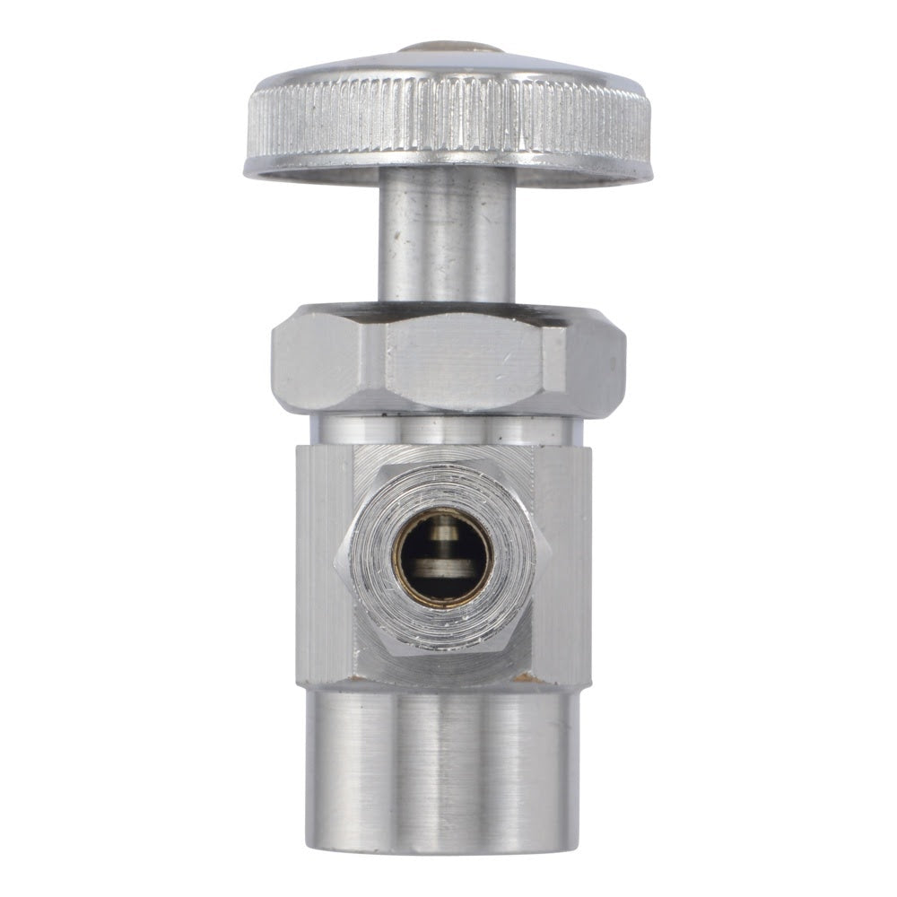 Eastman 04384LF 1/4 in OD x 1/2 in Sweat Multi-Turn Angle Stop Valve - 3