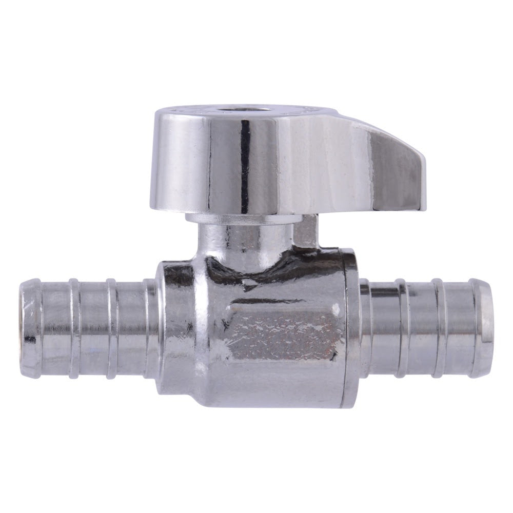 Eastman 10725LF 1/2 in. PEX x 1/2 in. PEX Quarter Turn Straight Stop Valve - 2
