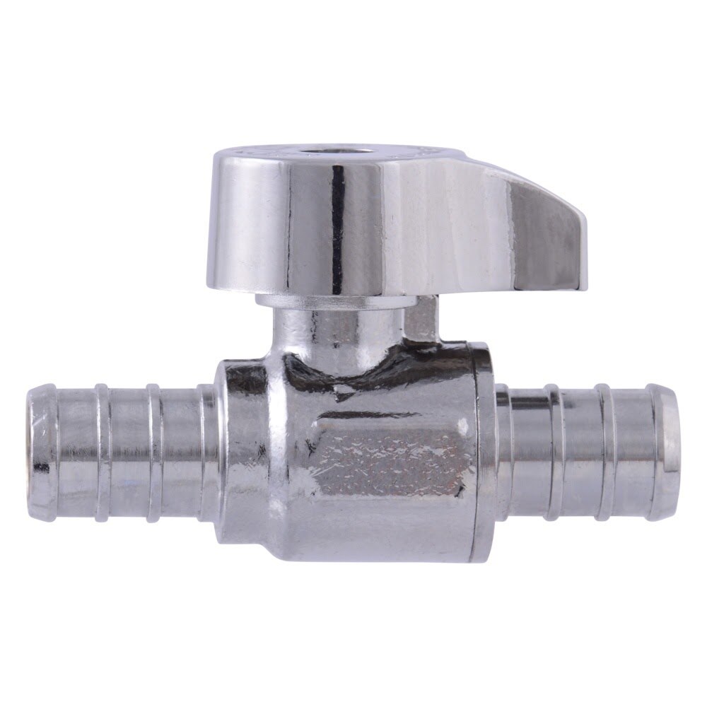 Eastman 10725LF 1/2 in. PEX x 1/2 in. PEX Quarter Turn Straight Stop Valve - 2