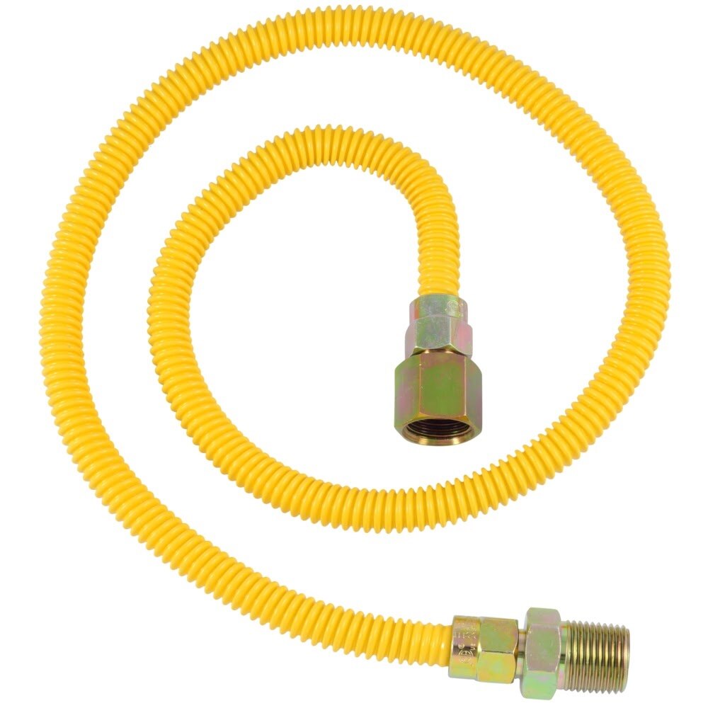 Eastman 10YE515036B 3/8 in. OD x 36 in. Stainless Steel Gas Connector 1/2 in. FIP x 1/2 in. MIP