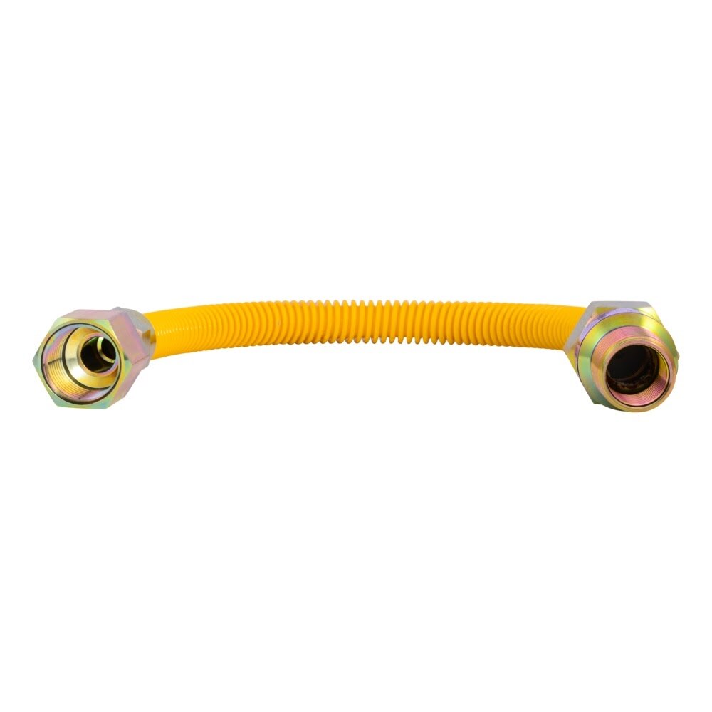 Eastman 10YE51V012B 3/8 in. OD x 12 in. EFV Gas Connector 1/2 in. FIP x 1/2 in. MIP - 3