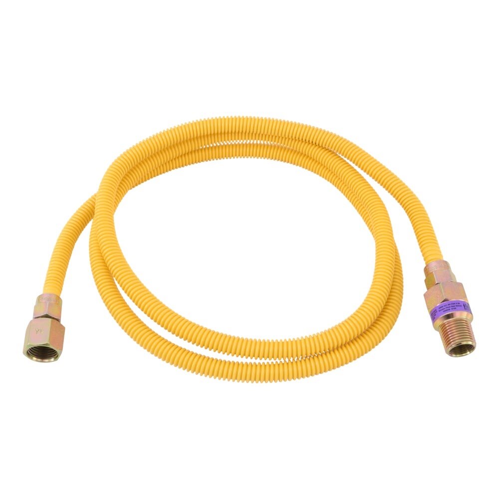 Eastman 10YE51V072B 3/8 in OD x 72 in EFV Gas Connector 1/2 in FIP x 1/2 in MIP