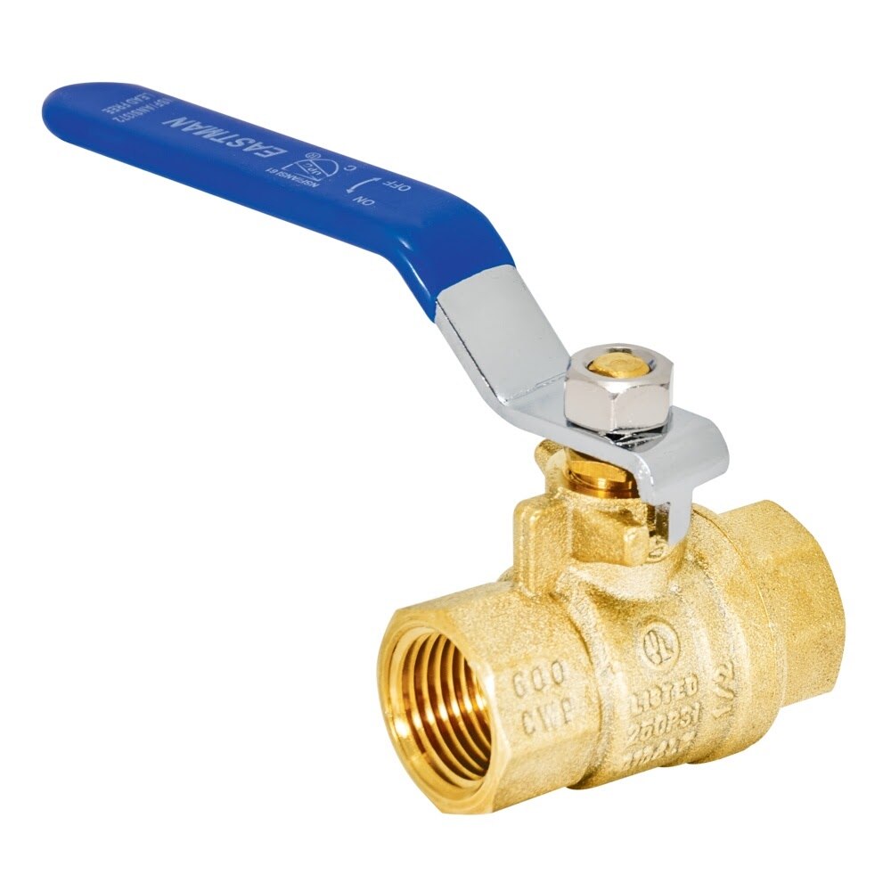 Eastman 20045LF 1/2 in. IPS Heavy-Duty Full Port Low Lead Brass Ball Valve - 3