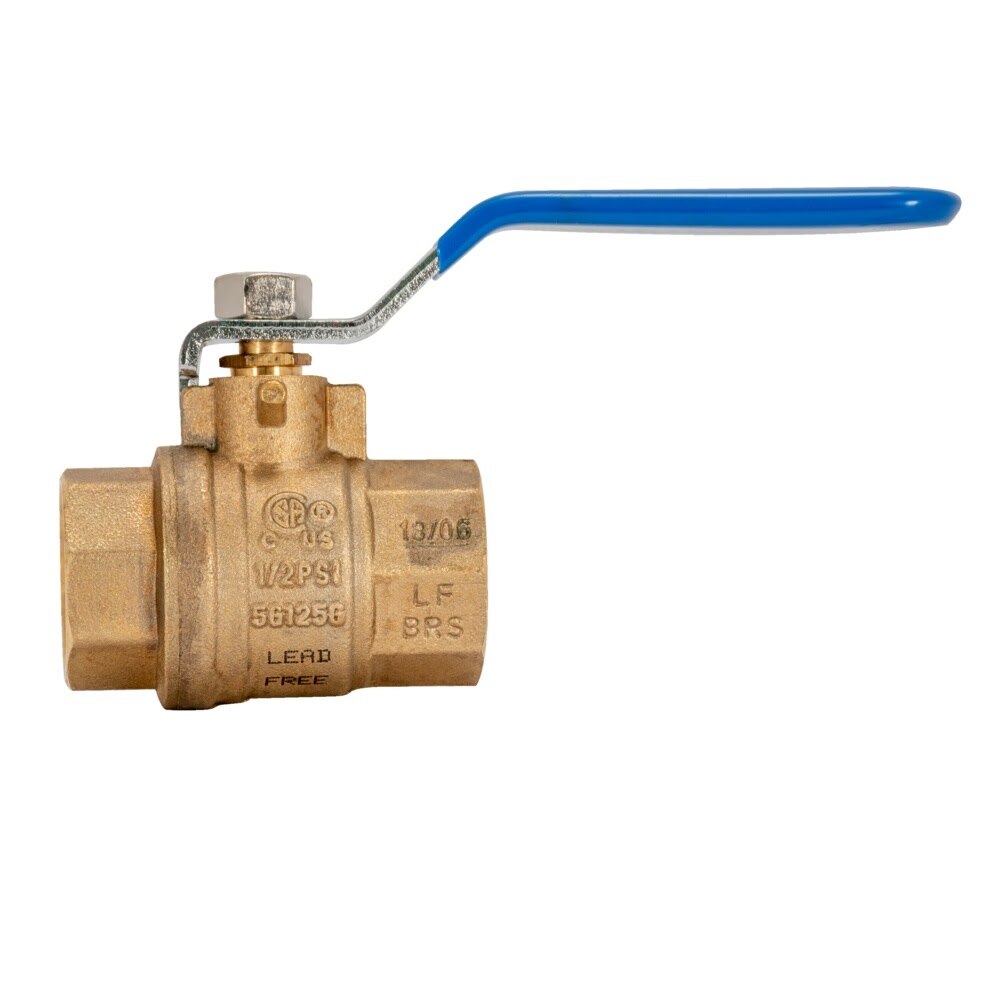 Eastman 20047LF 3/4 in x 3/4 in Lead Free Brass IPS Heavy Duty Full Port Ball Valve - 3