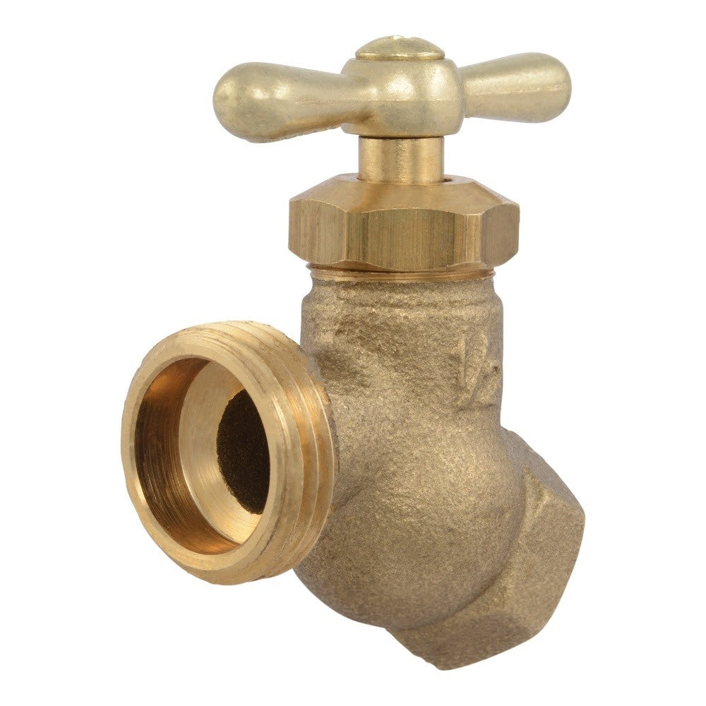 Eastman 20201 1/2 in FIP No-Kink Female Brass Hose Bibb