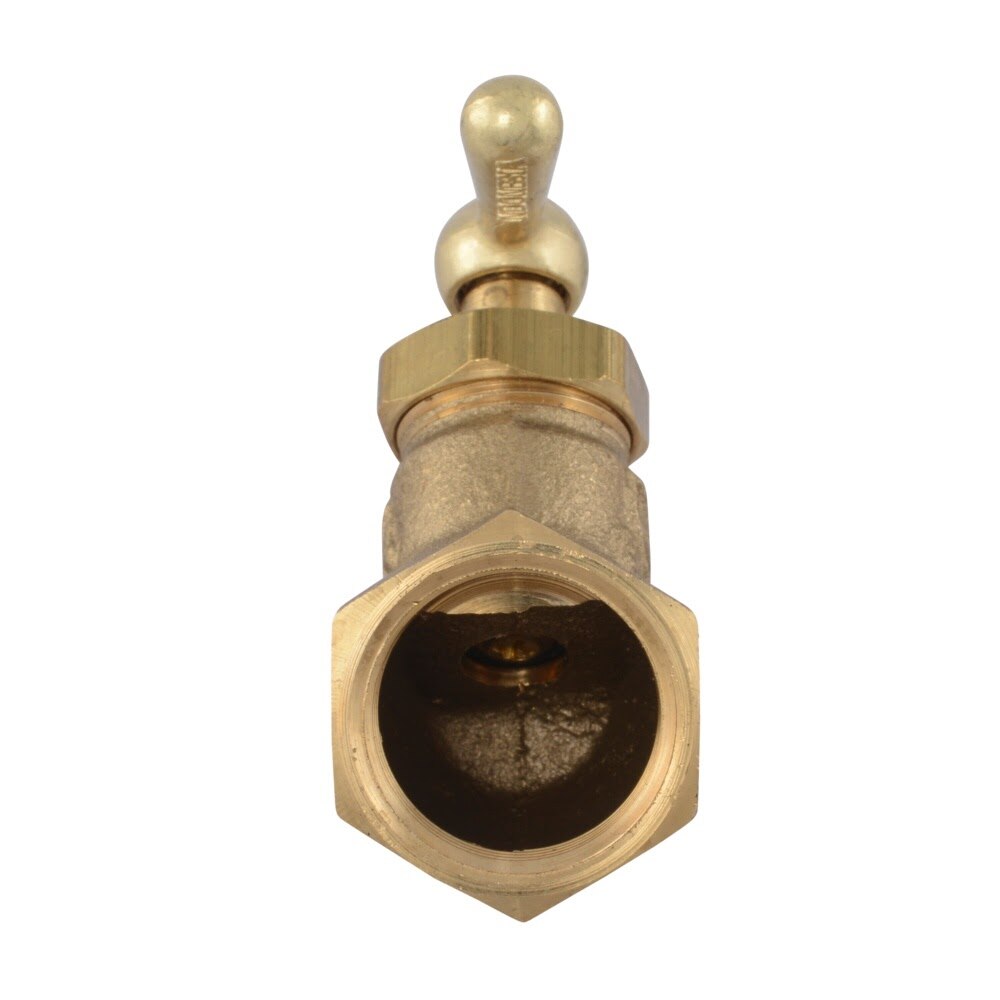 Eastman 20203 3/4 in Female FIP Brass Hose Bibb with No Kink Outlet - 3
