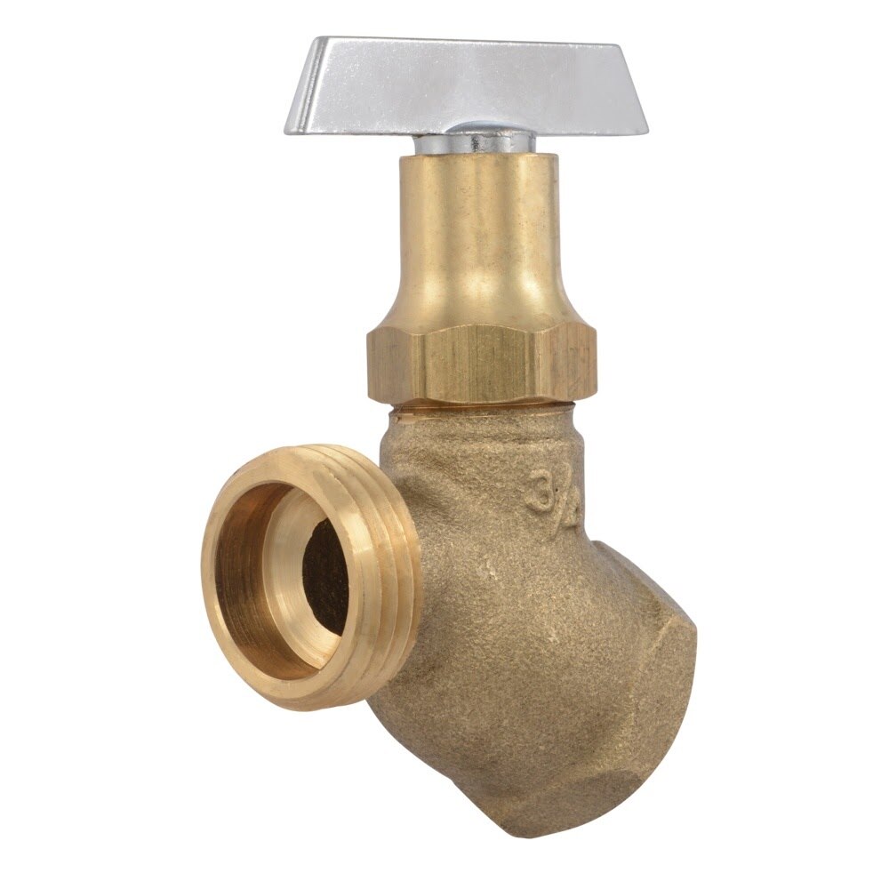 Eastman 20215 3/4 in FIP x MHT Brass Loose Key Hose Bibb for Irrigation