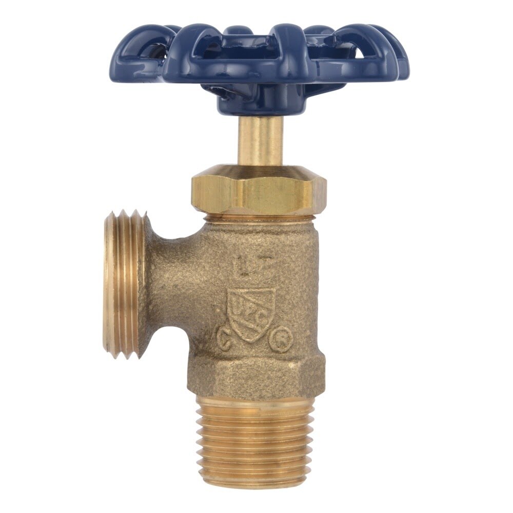 Eastman 20271 1/2 in. MIP Brass Boiler Drain Valve - 3