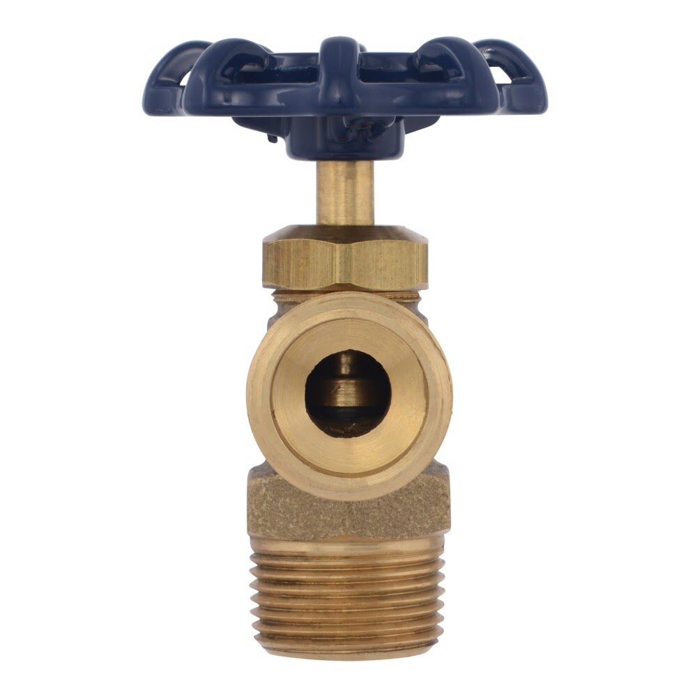 Eastman 20273 3/4 in. MIP Brass Boiler Drain Valve with MHT Outlet - 2