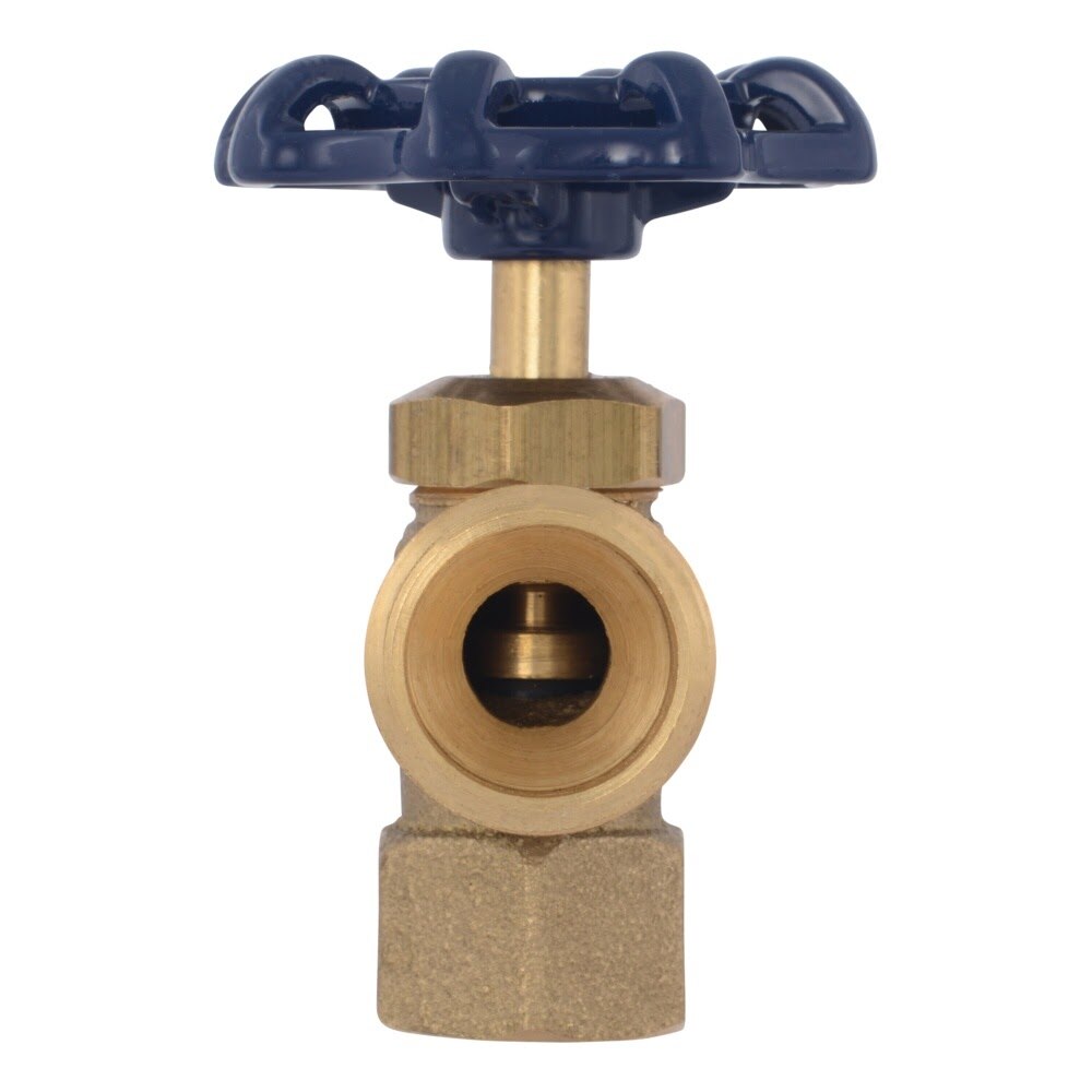 Eastman 20281 1/2 in. FIP Brass Boiler Drain Valve with Male Hose Thread Outlet - 2