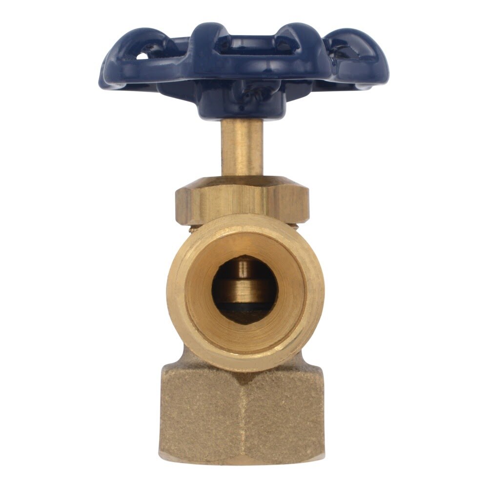 Eastman 20283 3/4 in Brass Boiler Drain Valve with FIP Inlet and MHT Outlet - 3