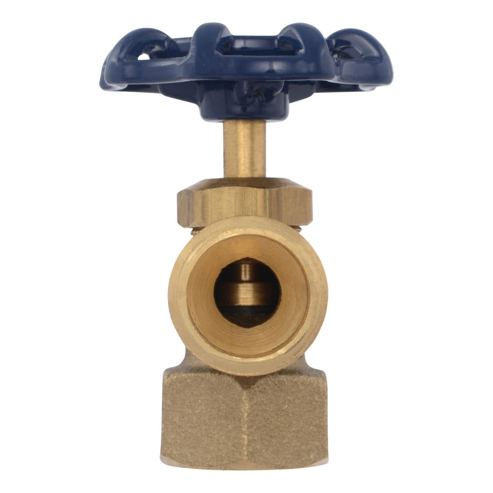 Eastman 20283 3/4 in Brass Boiler Drain Valve with FIP Inlet and MHT Outlet - 3