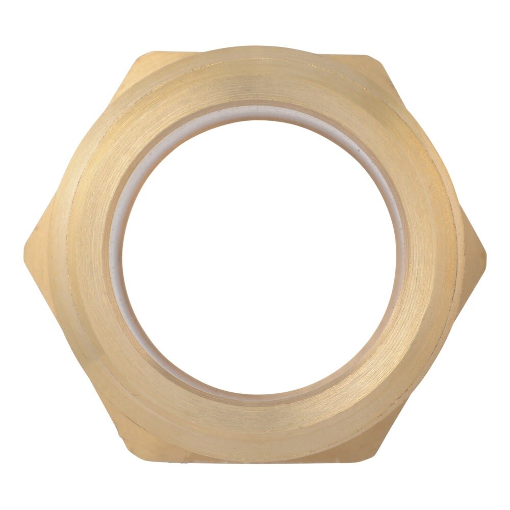 Eastman 20353 3/4 in. MHT x 3/4 in. MHT Tapped 1/2 in. FIP Brass Hose to Pipe Adapter - 3