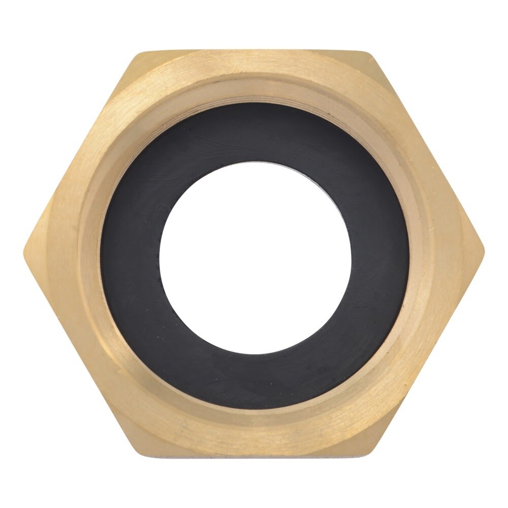 Eastman 20357 3/4 in. FHT x 3/4 in. MIP Tapped 1/2 in. FIP Brass Hose-To-Pipe Adapter - 3