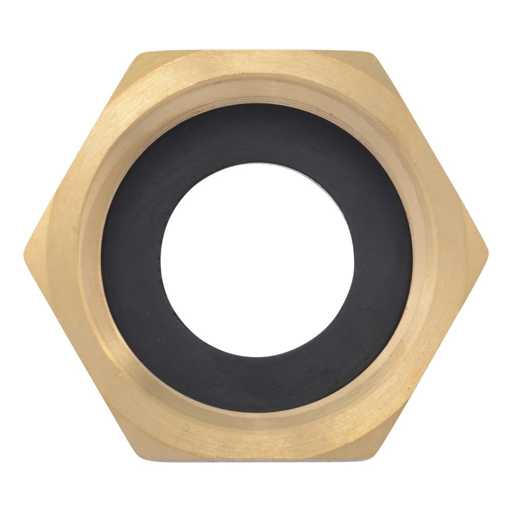 Eastman 20357 3/4 in. FHT x 3/4 in. MIP Tapped 1/2 in. FIP Brass Hose-To-Pipe Adapter - 3