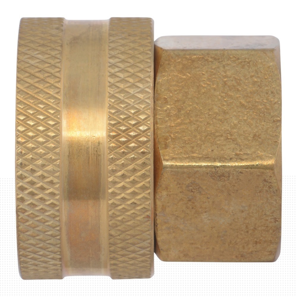Eastman 20361 3/4 in. FHT x 1/2 in. FIP Brass Swivel Hose Connector - 2