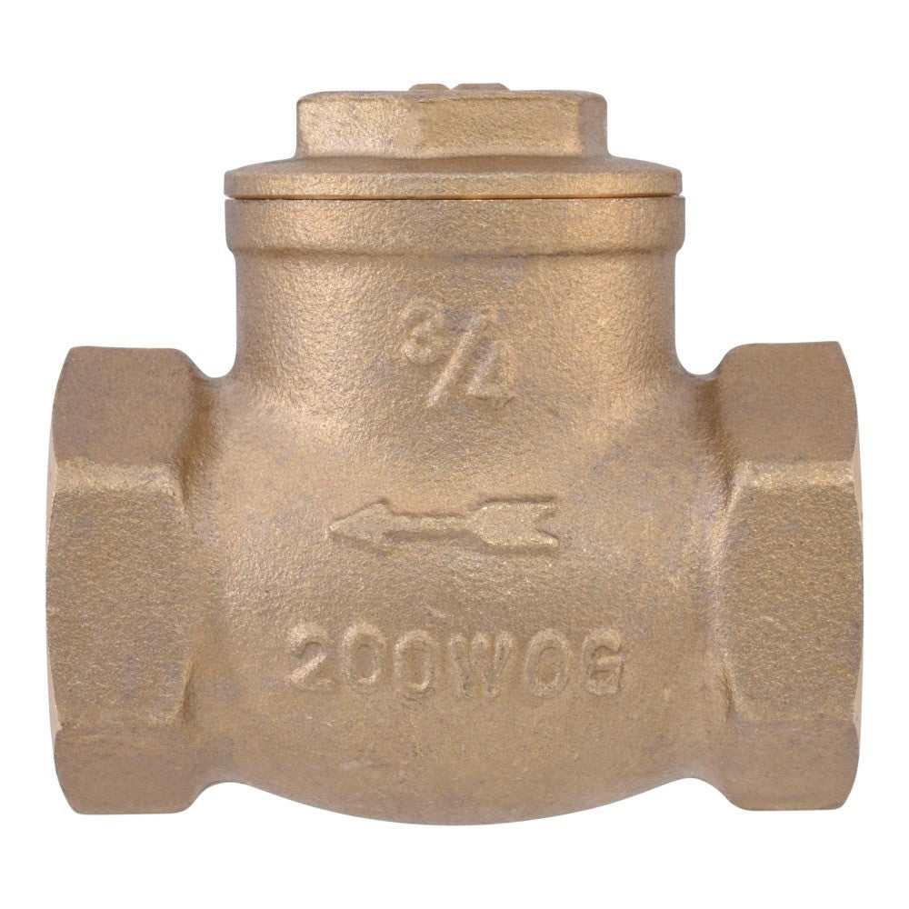 Eastman 20423LF 3/4 in. IPS Lead Free Brass Swing Check Valve - 2