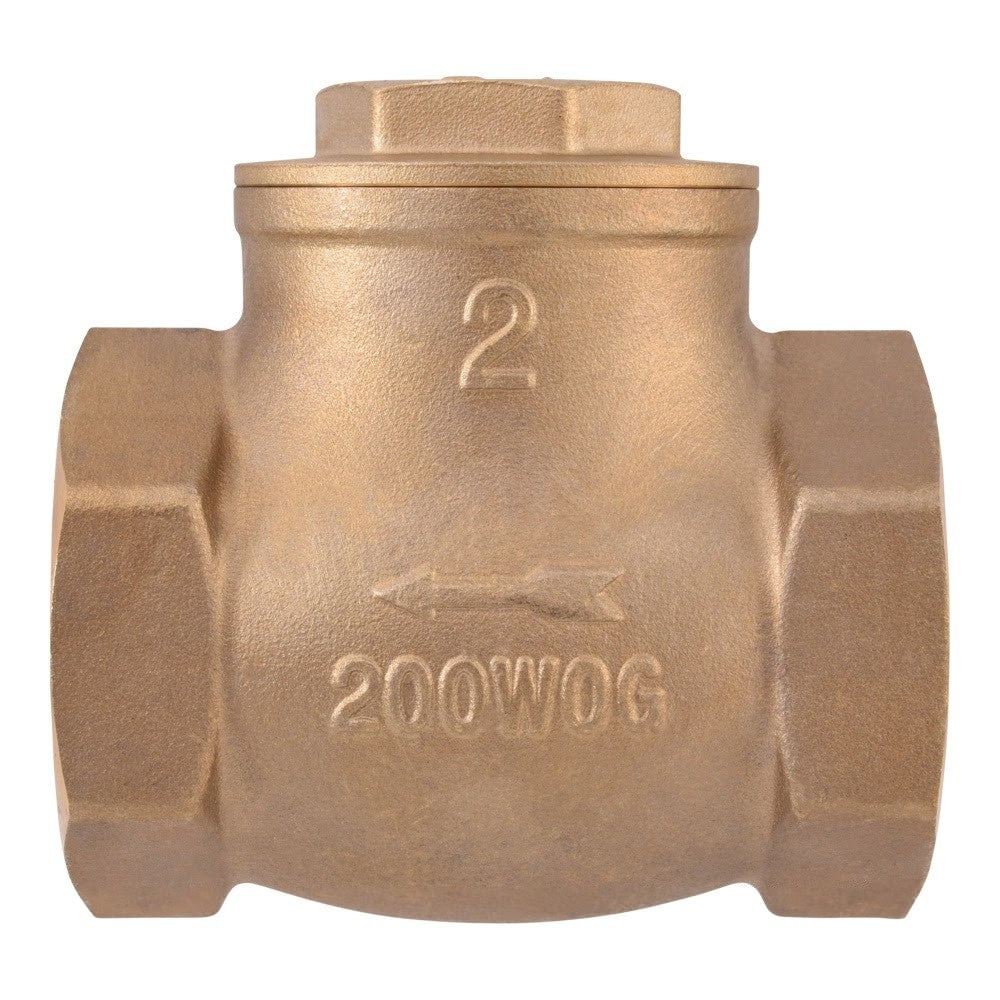 Eastman 20431LF 2 in Brass IPS x IPS Swing Check Valve Lead Free - 2