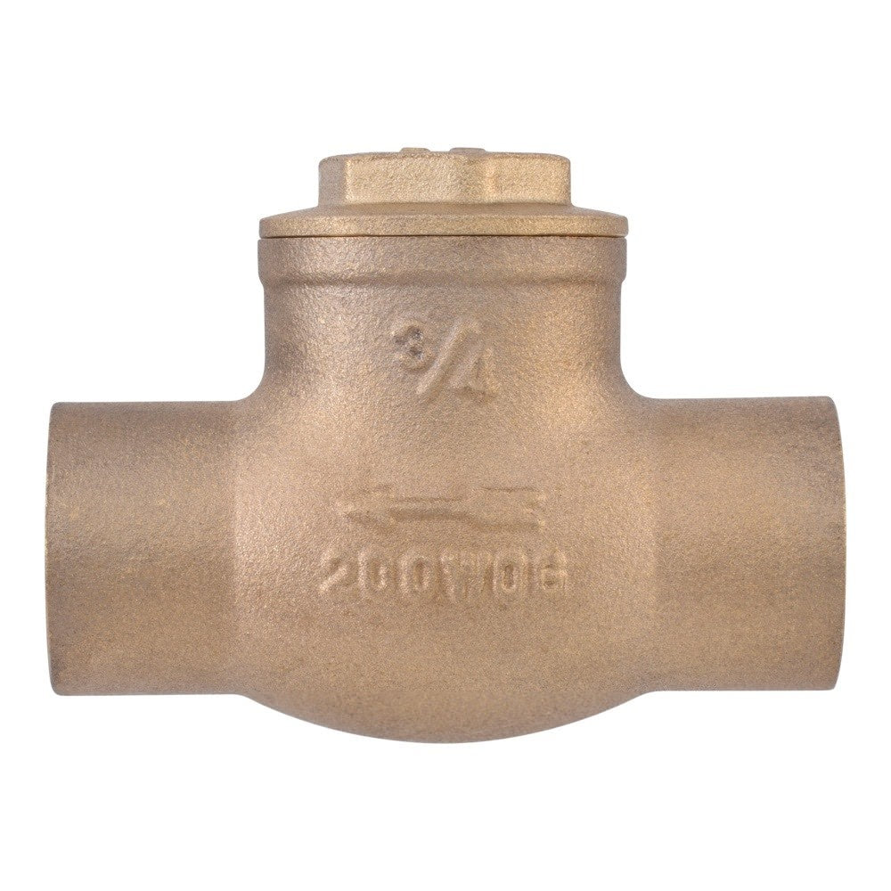 Eastman 20443LF 3/4 in Brass C x C Sweat Swing Check Valve - 2