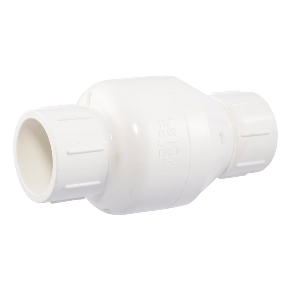 Eastman 20455N 1-1/4 in Slip x Slip PVC Schedule 40 In-Line Check Valve