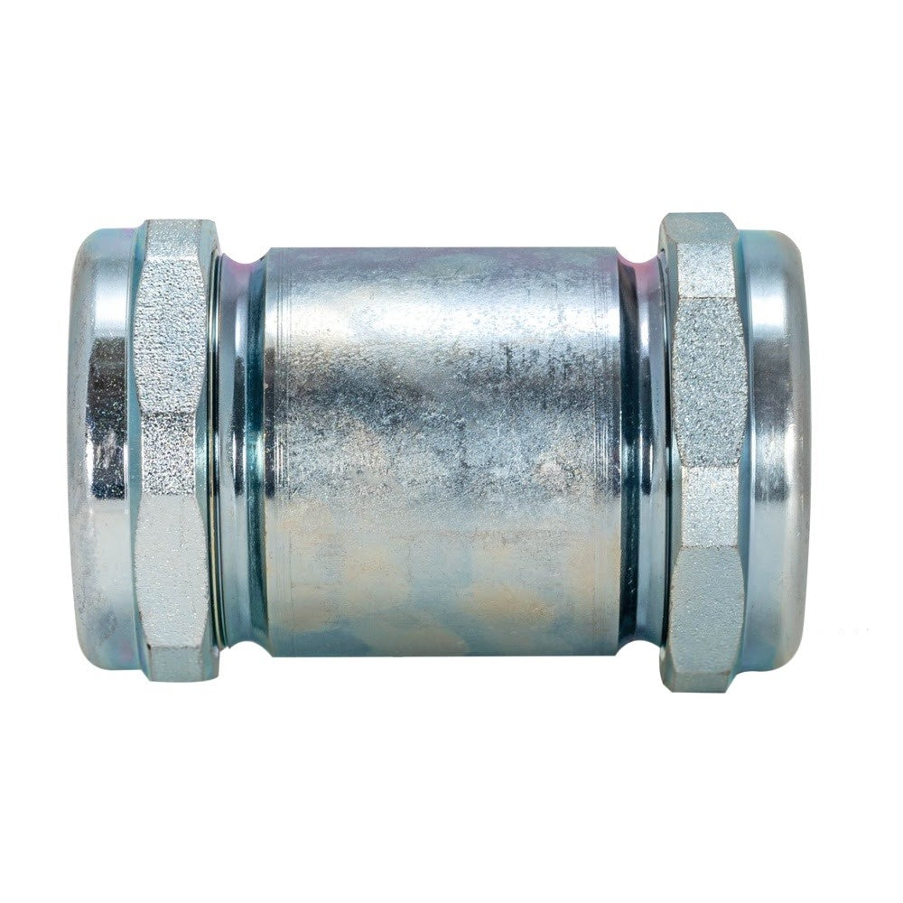 Eastman 20572 2 in. IPS x 5-1/2 in. Galvanized Steel Long Pattern Compression Coupling - 3