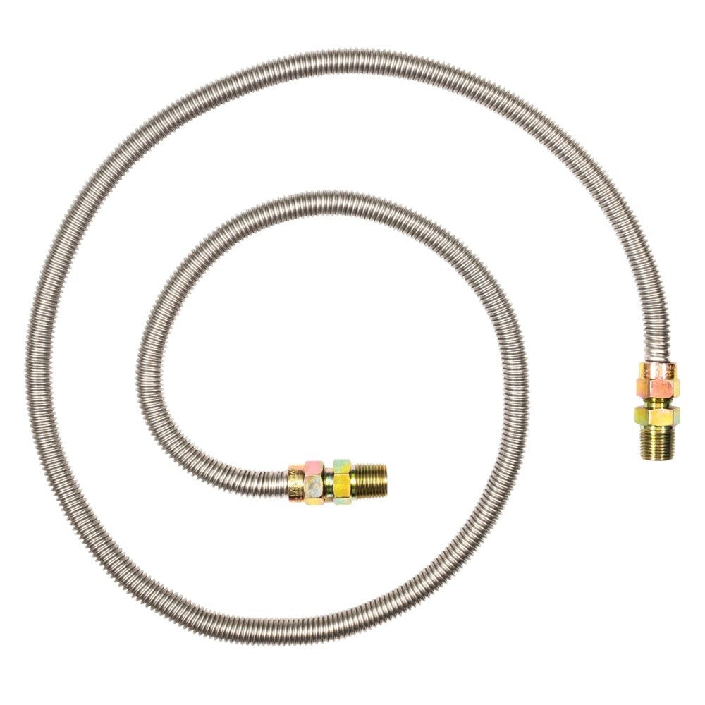Eastman 20SS505060 1/2 in OD x 60 in Stainless Steel Gas Connector MIP x MIP