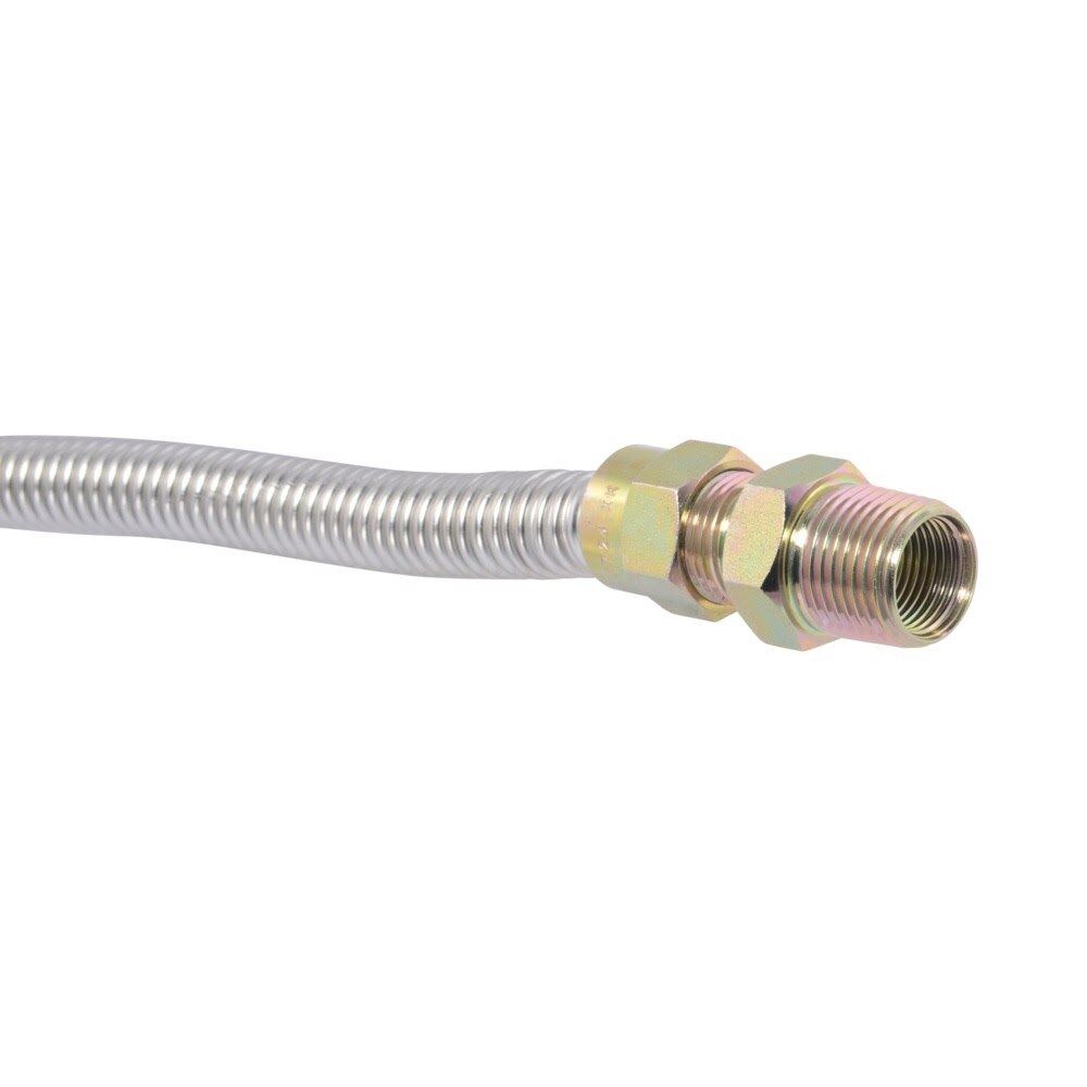 Eastman 20SS50535448K 1/2 in OD x 48 in Stainless Steel Gas Appliance Kit - 2