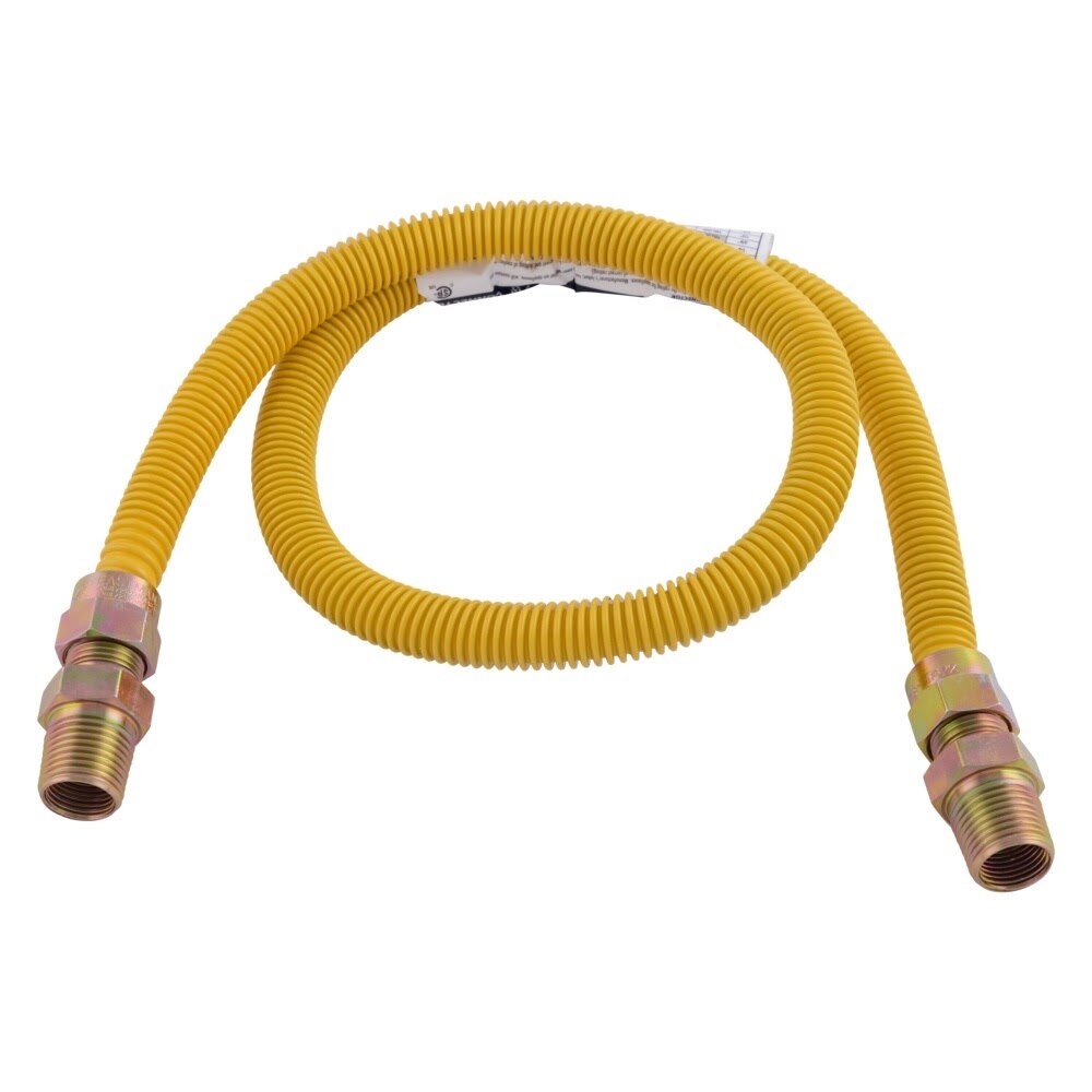 Eastman 20YE505036B 1/2 in. OD x 36 in. Stainless Steel Gas Connector with 1/2 in. MIP x 1/2 in. MIP Ends - 2