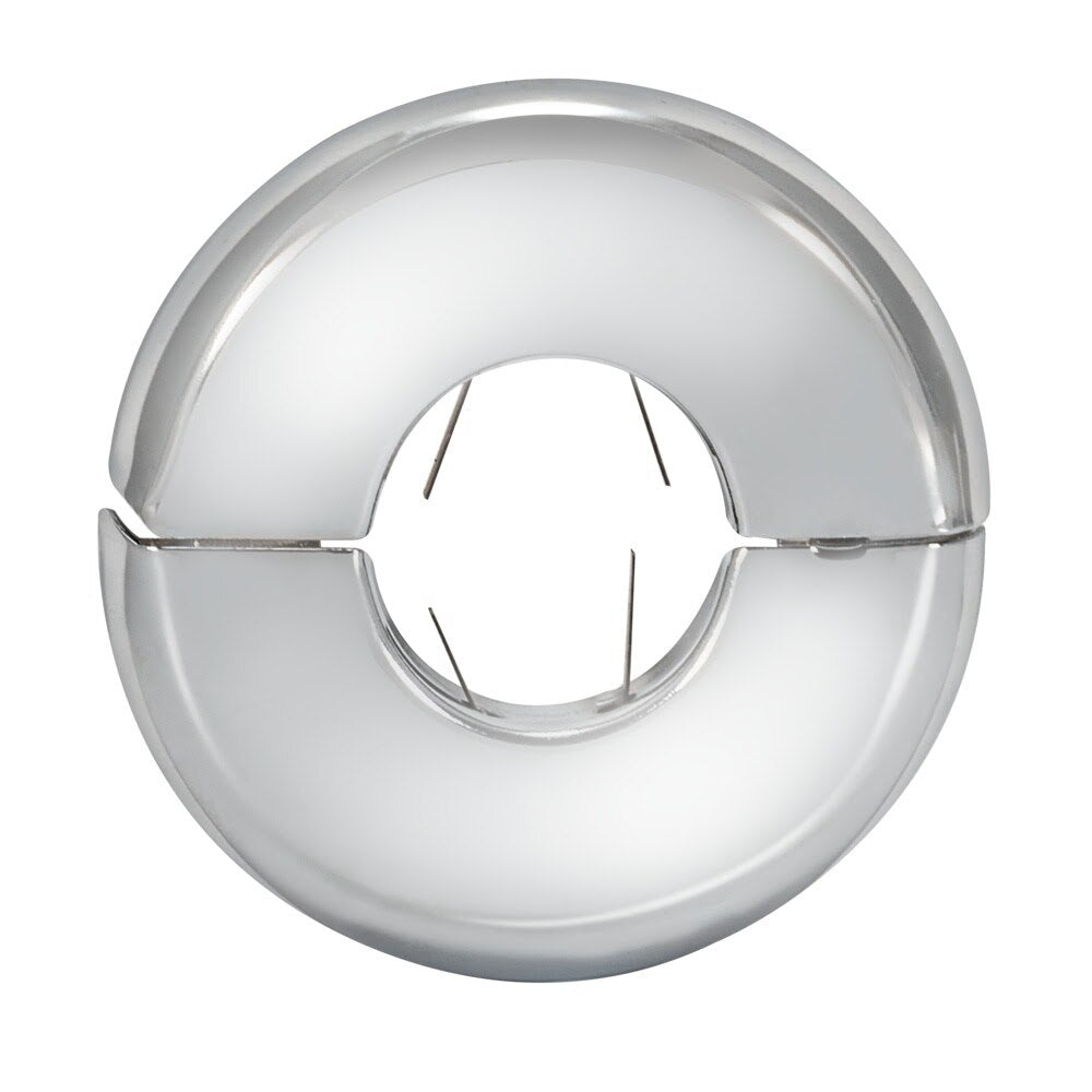 Eastman 25735 1-1/4 in. IPS Heavy Duty Split Escutcheon Plate Chrome Plated - 2