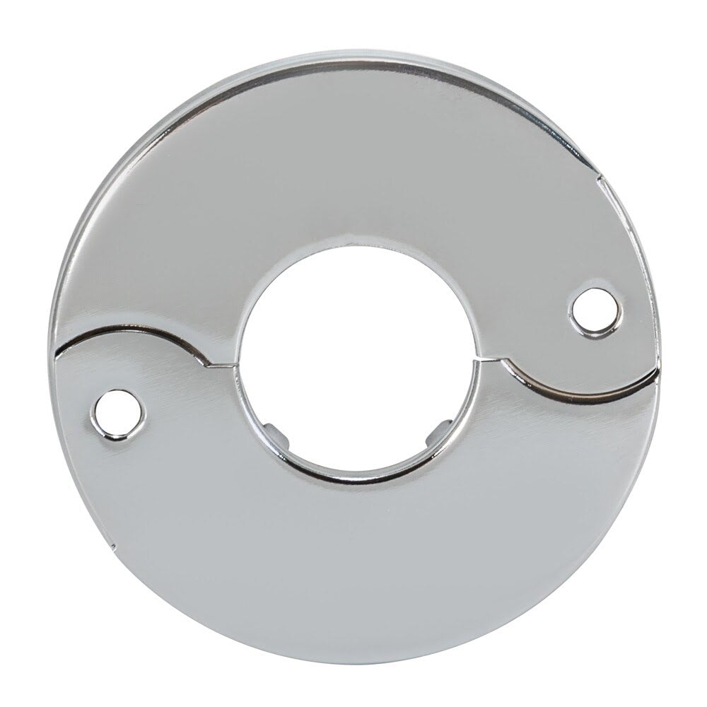 Eastman 25745 3/4 in. IPS Chrome-Plated Steel Split Escutcheon Ring for Floor and Ceiling - 2