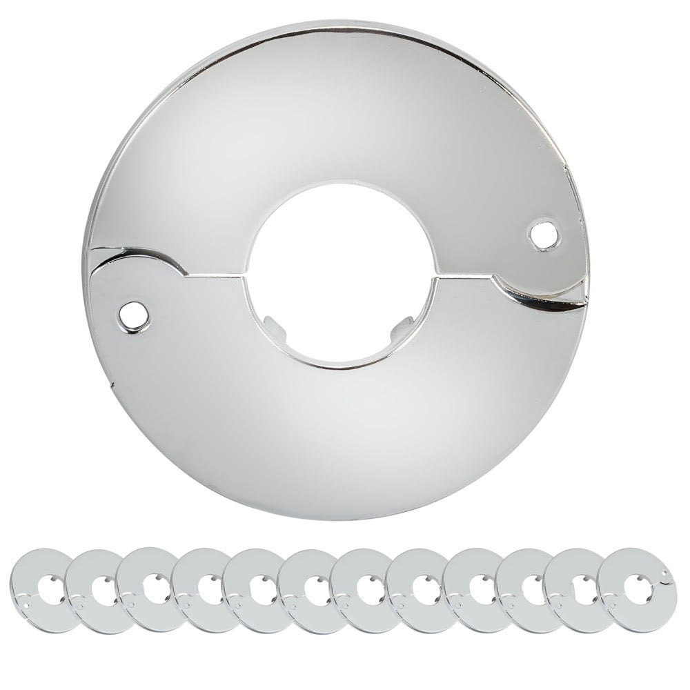 Eastman 25747 1 in IPS Chrome Plated Steel Floor and Ceiling Escutcheon